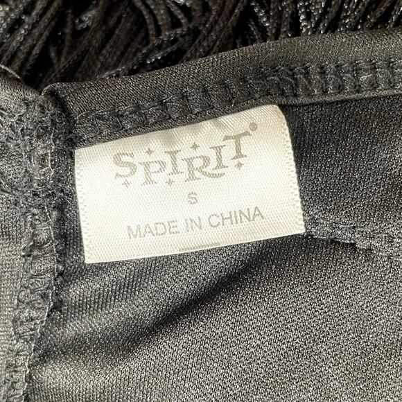 Spirit Size S Flapper Costume & Accessories Wig Necklace Gloves Halloween - Picture 7 of 15